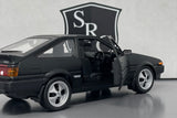 Toyota Sprinter Trueno AE86 Black - Maisto 1:24 Diecast