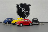 VW Beetle Keychain Black, Red, Blue, Yellow - Kinsmart 1:64 Diecast