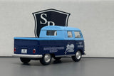VW Bus Double Cab Pickup Blue - Kinsmart 1:34 Diecast