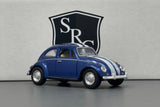 Volkswagen Classical Beetle Blue - Kinsmart 1:32 Diecast