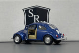 Volkswagen Classical Beetle Blue - Kinsmart 1:32 Diecast