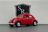 Volkswagen Classical Beetle Red - Kinsmart 1:32 Diecast