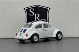 Volkswagen Classical Beetle White - Kinsmart 1:32 Diecast