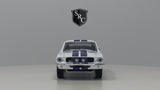Ford Mustang Shelby GT500 - White - Kinsmart 1:36 Diecast