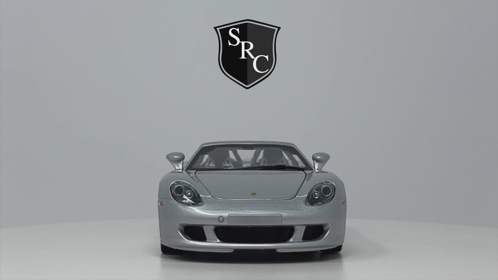 Porsche Carrera GT - Cai Po 1:24 Diecast Gray 360 Video