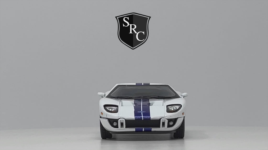Ford GT - Kinsmart 1:36 Diecast White 360 Video