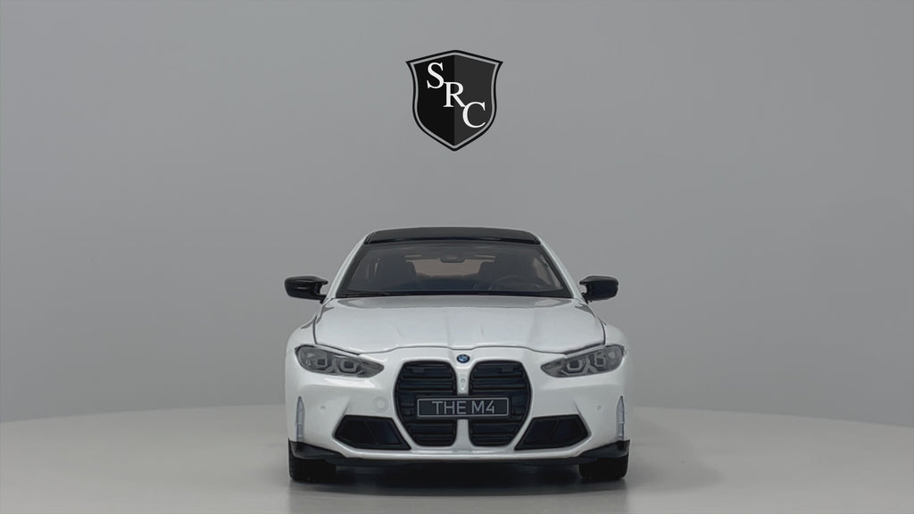 BMW M4 G82 - Cai Pro 1:23 Diecast White 360 Video