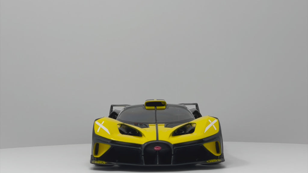 Bugatti Bolide - Maisto 1:18 Diecast Gray 360 Video