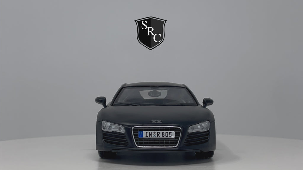 Audi R8 - Maisto 1:24 Diecast Black 360 Video