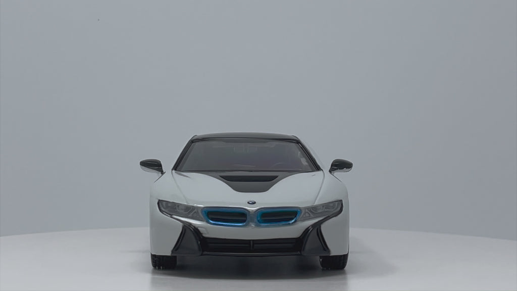 BMW I8 - Motormax 1:24 Diecast White 360 Video