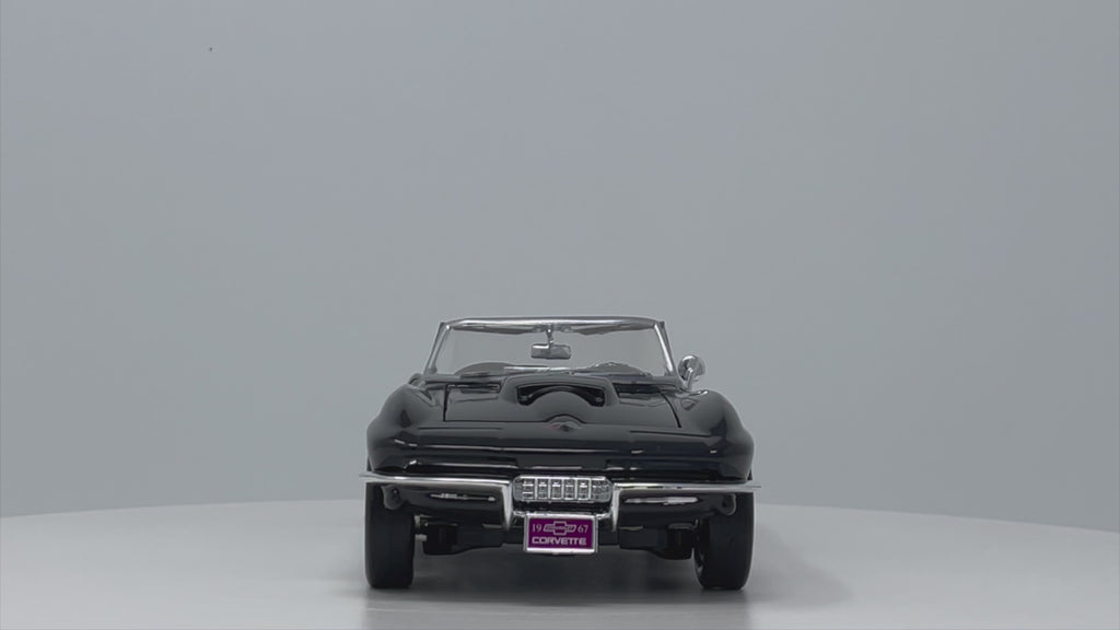 Chevrolet Corvette - Motormax 1:24 Diecast Black 360 Video