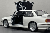 BMW E30 M3 White - Bburago 1:24 Diecast