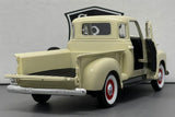 Chevrolet 3100 Pickup Truck Crème Red Wheels - Welly 1:24 Diecast