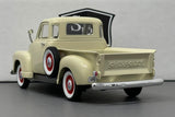 Chevrolet 3100 Pickup Truck Crème Red Wheels - Welly 1:24 Diecast