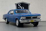Chevrolet Chevelle SS-396 Blue - Maisto 1:24 Diecast
