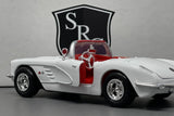 Chevrolet Corvette C1 White - Motormax 1:24 Diecast