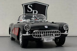 Chevrolet Corvette C1 Black - Welly 1:24 Diecast