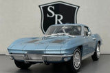 Chevrolet Corvette C2 Light Blue - Welly 1:24 Diecast