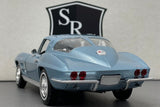 Chevrolet Corvette C2 Light Blue - Welly 1:24 Diecast