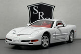 Chevrolet Corvette C5 White - Motormax 1:24 Diecast