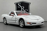 Chevrolet Corvette C5 White - Motormax 1:24 Diecast
