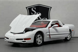 Chevrolet Corvette C5 White - Motormax 1:24 Diecast
