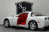 Chevrolet Corvette C5 White - Motormax 1:24 Diecast