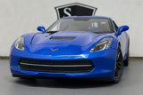 Chevrolet Corvette C7 Stingray Blue - Maisto 1:18 Diecast