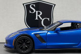 Chevrolet Corvette C7 Z06 Blue - Maisto 1:24 Diecast