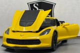 Chevrolet Corvette C7 Z06 Yellow - Maisto 1:24 Diecast