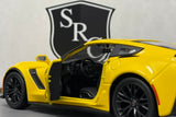 Chevrolet Corvette C7 Z06 Yellow - Maisto 1:24 Diecast