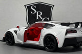Chevrolet Corvette C7 ZR1 White - Motormax 1:24 Diecast
