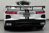 Chevrolet Corvette C8 Stingray Coupe White - Maisto 1:18 Diecast
