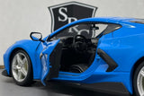 Chevrolet Corvette C8 Stingray Coupe Z51 Blue - Maisto 1:18 Diecast
