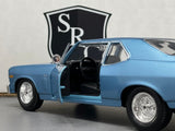 Chevrolet Nova SS Coupe Blue - Maisto 1:24 Diecast