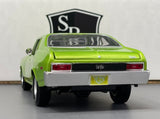 Chevrolet Nova SS Coupe Green - Maisto 1:24 Diecast