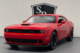 Dodge Challenger SRT Hellcat Widebody Red - Motormax 1:24 Diecast
