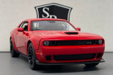 Dodge Challenger SRT Hellcat Widebody Red - Motormax 1:24 Diecast