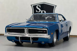Dodge Charger RT Blue - Maisto 1:25 Diecast