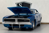 Dodge Charger RT Blue - Maisto 1:25 Diecast