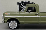 Ford F-100 Green - Motormax 1:24 Diecast