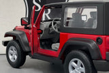 Jeep Wrangler Rubicon Red - Welly 1:24 Diecast