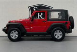 Jeep Wrangler Rubicon Red - Welly 1:24 Diecast