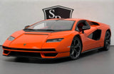 Lamborghini Countach LPI 800-4 Orange - Maisto 1:18 Diecast