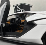 Lamborghini Sian FKP 37 White - Maisto 1:18 Diecast
