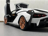 Lamborghini Sian FKP 37 White - Maisto 1:18 Diecast
