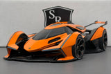 Lamborghini V12 Vision Gran Turismo Orange - Maisto 1:18 Diecast