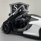 McLaren P1 White - Motormax 1:24 Diecast