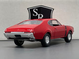Oldsmobile 442 Red - Welly 1:24 Diecast