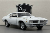 Pontiac GTO White - Welly 1:24 Diecast